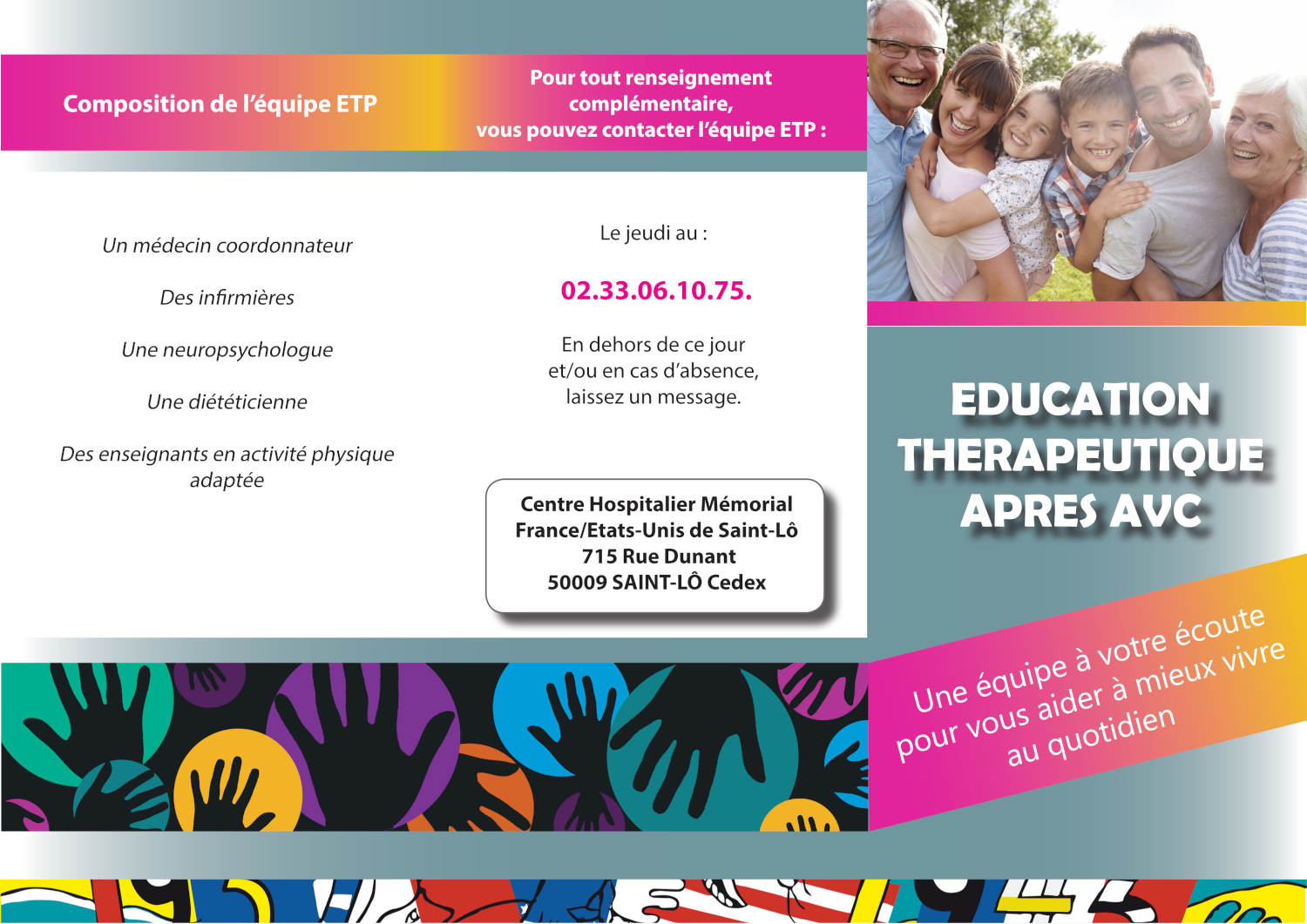 Flyer du CH Mémorial de Saint-Lô