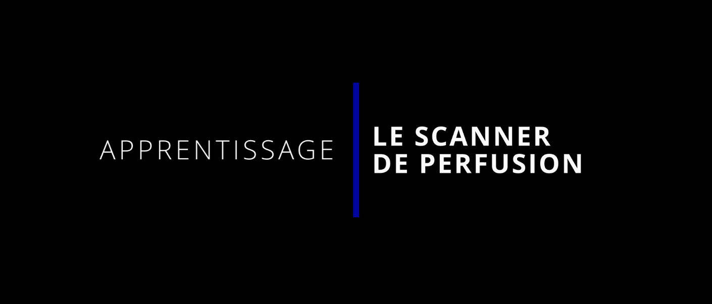 Formation au scanner de perfusion cérébrale